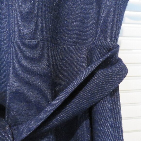 BODEN Lara Sparkle Faux Wrap Stretch Dress in Dark Blue - Size US 6 - Picture 5 of 15